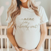 Minimalistische Mama Kan Bearly Wait Heart Baby sh T-shirt