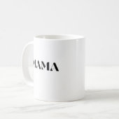 Minimalistische Mama mok - geschenken voor mama (Voorkant links)