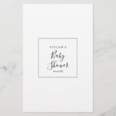 Minimalistische mama of papa spel (Achterkant)