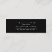 Minimalistische Marble Loyalty Punch Kaart (Achterkant)