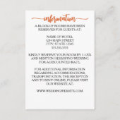 Minimalistische Marigold Wedding Enclosure Kaart (Voorkant)