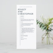 Minimalistische marine blauw geïsoleerde namen bru menu (Staand voorkant)