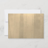 Minimalistische Marine Blauw & Goud Bar Mitswa RSVP Kaartje (Achterkant)