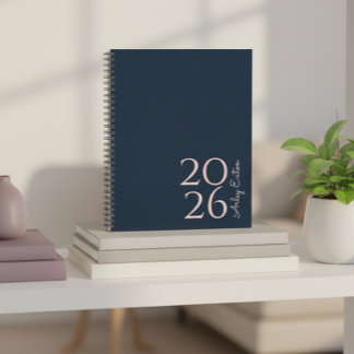 Minimalistische Marine Persoonlijke Maandelijks Planner