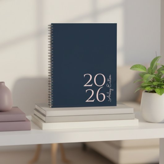 Minimalistische Marine Persoonlijke Maandelijks Planner