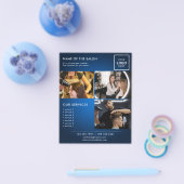 Minimalistische Marketing Fotoflyer voor Salon Flyer (Enkel)