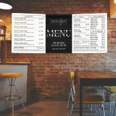 Minimalistische markt Pop Up Shop Restaurant Eten  Spandoek