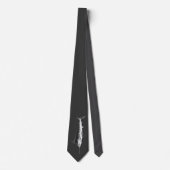 Minimalistische Marlin Tie Stropdas (Voorkant)