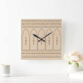 Minimalistische Marokkaanse boog wandklok (Huis)