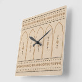 Minimalistische Marokkaanse boog wandklok (Hoek)