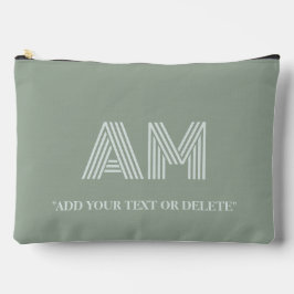 Minimalistische Matcha Groene Monogram Etui