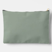 Minimalistische Matcha Groene Monogram Etui (Achterkant)