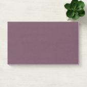 Minimalistische Matte Plum Post-It Notes (Kantoor)