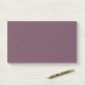 Minimalistische Matte Plum Post-It Notes (Op bureau)