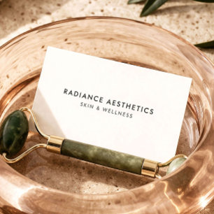 Minimalistische Med Spa Luxe Esthetische Kliniek I Visitekaartje