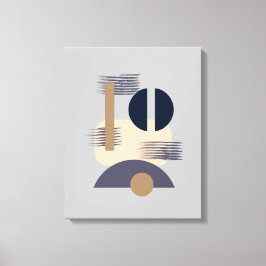 Minimalistische Meditatieve Monochrome Canvas Kuns