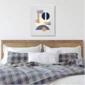 Minimalistische Meditatieve Monochrome Canvas Kuns (Insitu (Slaapkamer))