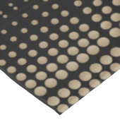minimalistische meetkundige zwarte goudpolka - sti tafelkleed (Gekanteld)