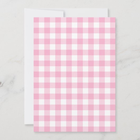 Minimalistische melk en koekjes roze meisje verjaa kaart (Achterkant)