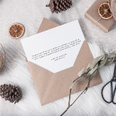 Minimalistische Merry & Bright Holiday 3-fotokaart Feestdagenkaart