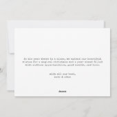 Minimalistische Merry & Bright Holiday 3-fotokaart Feestdagenkaart (Achterkant)