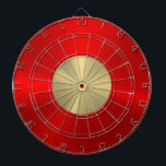Minimalistische metalen rode en zilveren textuur dartbord<br><div class="desc">Elegant metallic rood en zilver textuur geborsteld aluminium look. Minimalistisch,  eenvoudig,  modern,  gelikt ontwerp.</div>