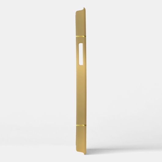 Minimalistische metallic gouden achtergrond Shiny Case-Mate iPhone Case (Achterkant / Rechts)