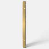 Minimalistische metallic gouden achtergrond Shiny Samsung Galaxy Hoesje (Linkerkant)