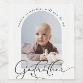 Minimalistische meter voorstel foto wijn etiket (Enkel label)