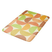 Minimalistische mid-century half-cirkelpatroon badmat (Gekanteld)