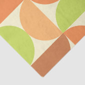 Minimalistische mid-century half-cirkelpatroon tissuepapier (Detail)