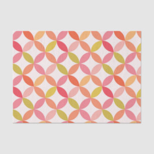Minimalistische mid century modern roze tissuepapier