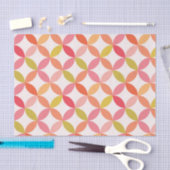 Minimalistische mid century modern roze tissuepapier (Craft)