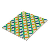 Minimalistische mid-century moderne geometrische tegeltje (Zijkant)