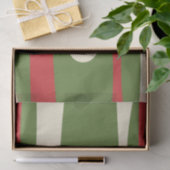 Minimalistische middagkerstavond Abstract Tissuepapier (Geschenk)