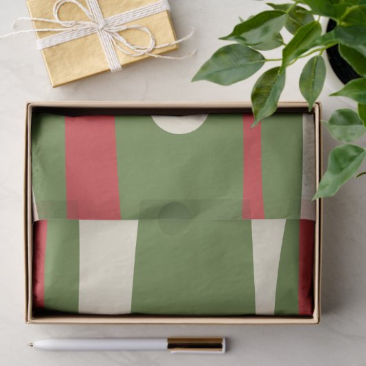 Minimalistische middagkerstavond Abstract Tissuepapier (Geschenk)