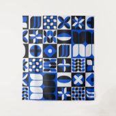 Minimalistische Middeleeuwse moderne Coffee-Mok Wandkleed (Voorkant)