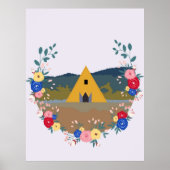Minimalistische Midsommar Poster (Voorkant)