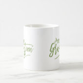 Minimalistische mijlpaal Stijlvol Happy Afstuderen Koffiemok (Center)