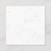 Minimalistische Mint Gespikkelde Korting Coupon Ka (Achterkant)