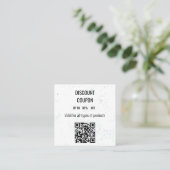 Minimalistische Mint Gespikkelde Korting Coupon Ka (Staand voorkant)