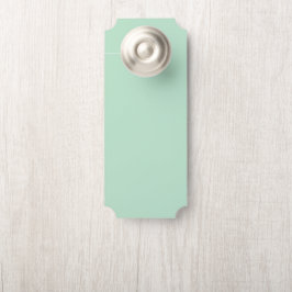 Minimalistische Mint Green Deurhanger