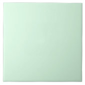Minimalistische Mint Groen Effen Kleur Tegeltje (Voorkant)