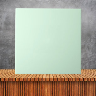 Minimalistische Mint Groen Effen Kleur Tegeltje