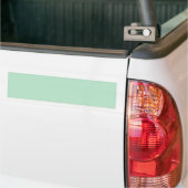 Minimalistische Mintgroene Bumpersticker (Op Truck)