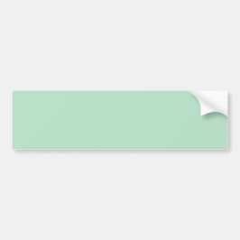 Minimalistische Mintgroene Bumpersticker
