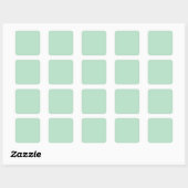 Minimalistische Mintgroene Sticker (Vel)