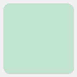 Minimalistische Mintgroene Sticker