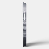 Minimalistische mistige bos telefoonhoesje zwart e Case-Mate iPhone case (Achterkant / Links)