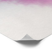 Minimalistische Misty Bridge Poster (Hoek)
